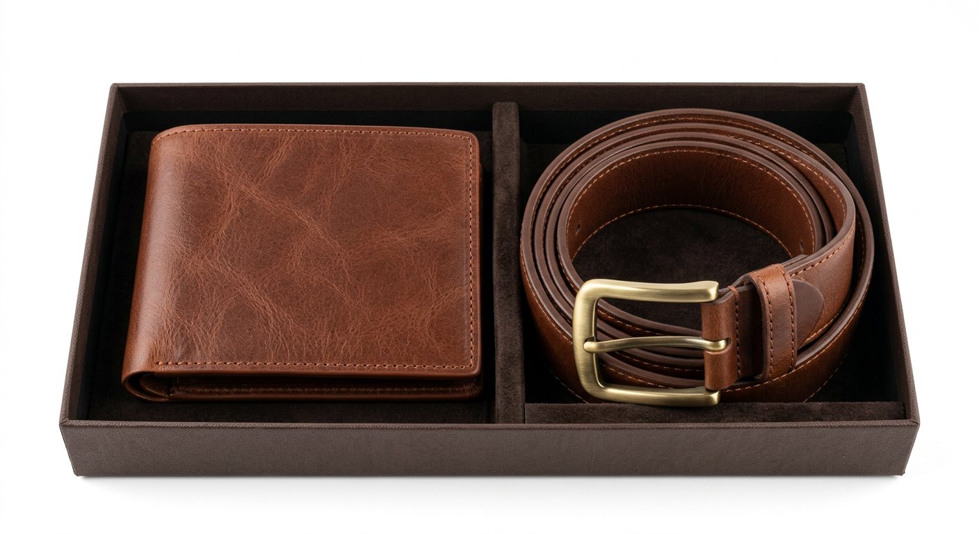Wallet & Belt Gift Set